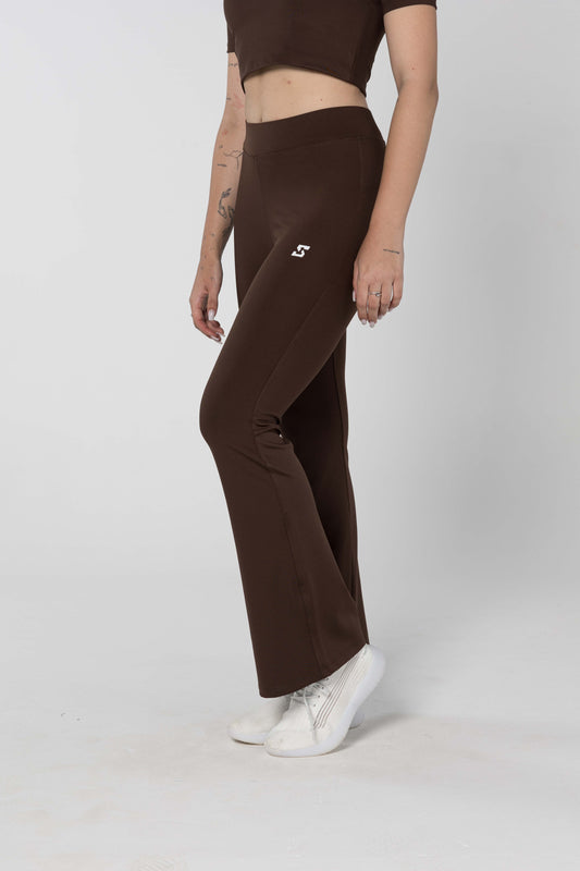 Brown Wide leg pants
