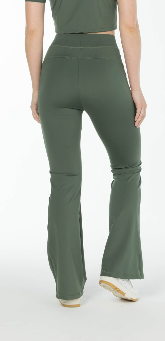 Olive Wide leg pants