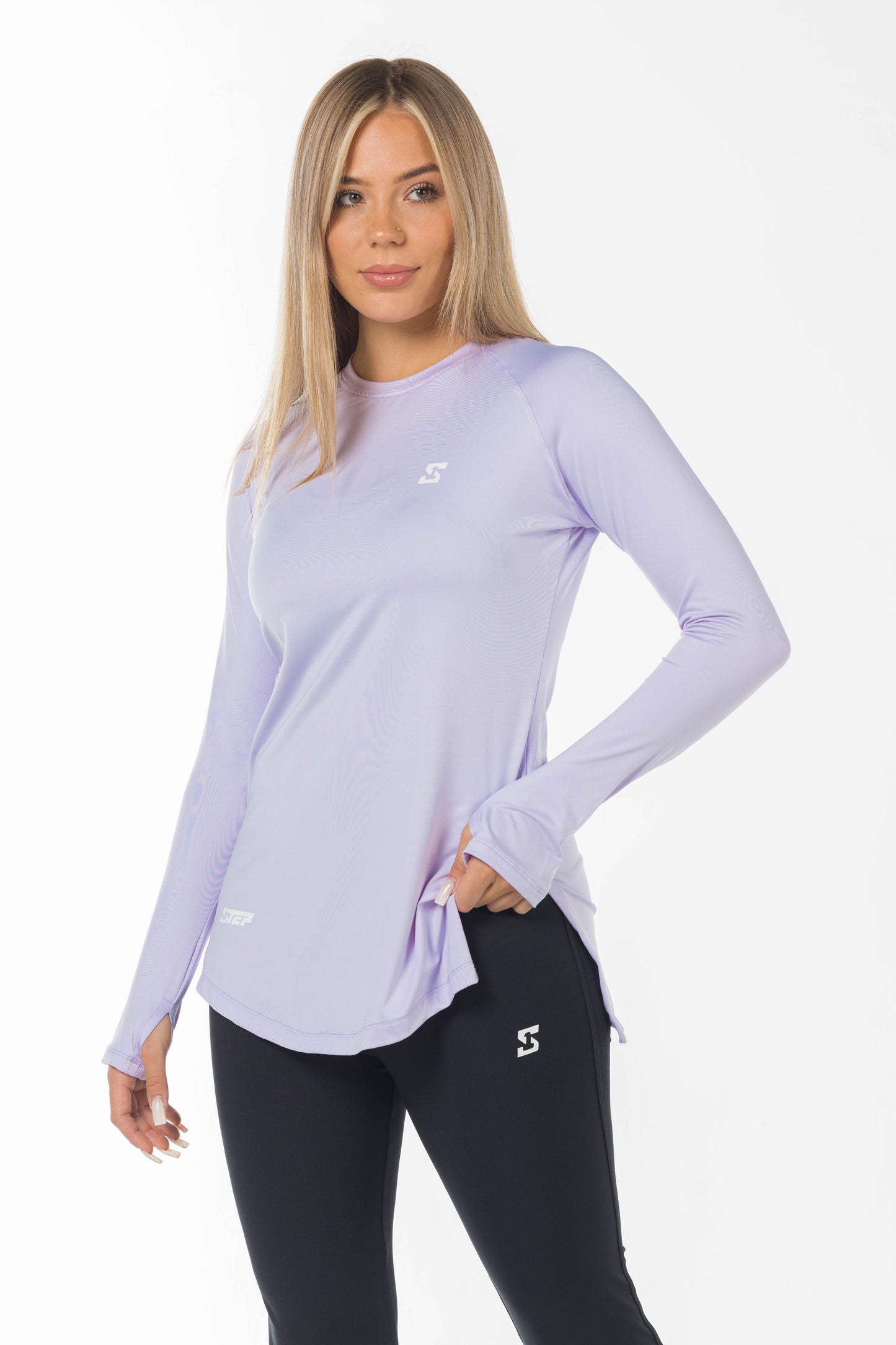 purple long sleeve