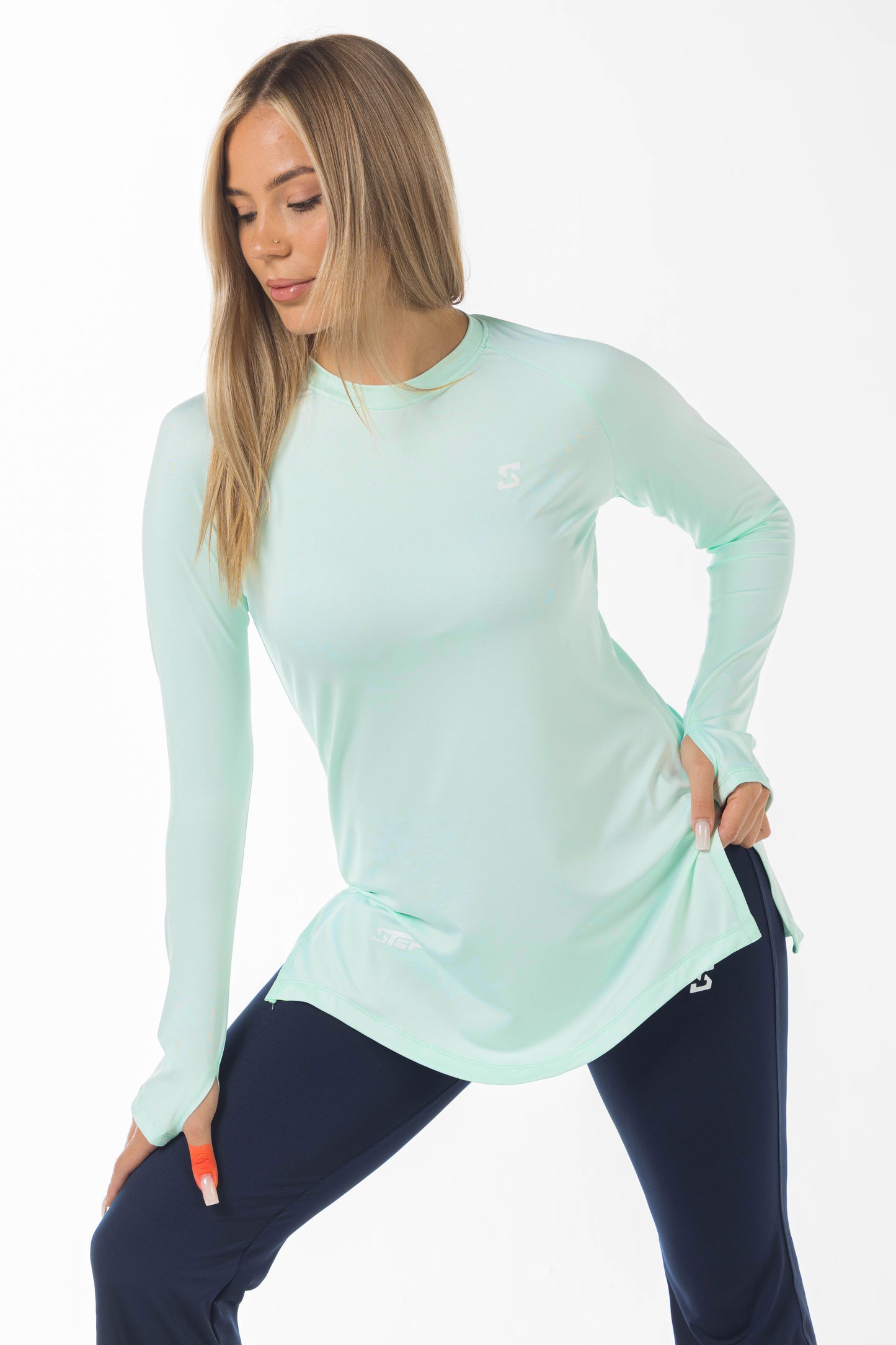 aqua long sleeve