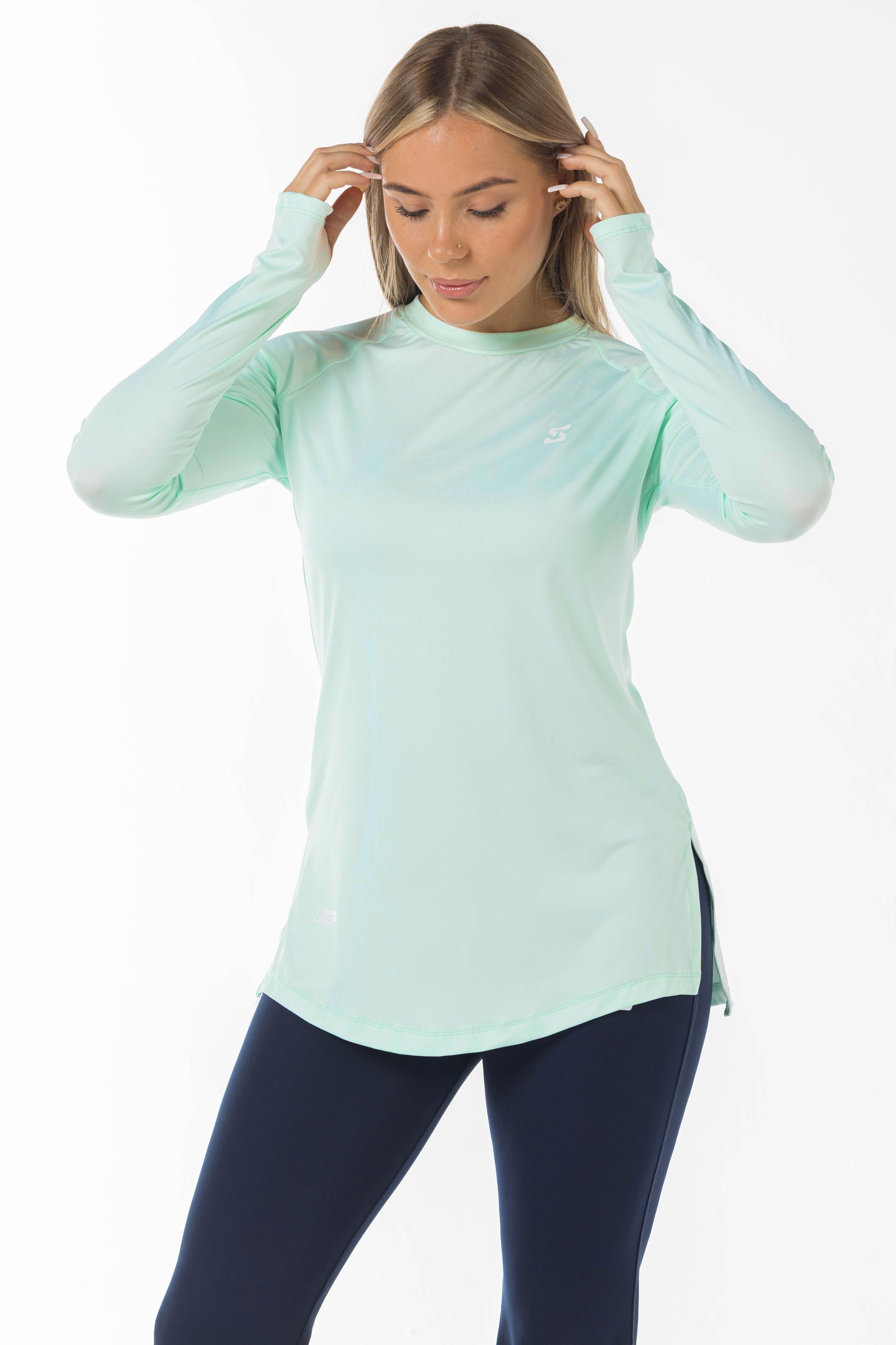 aqua long sleeve
