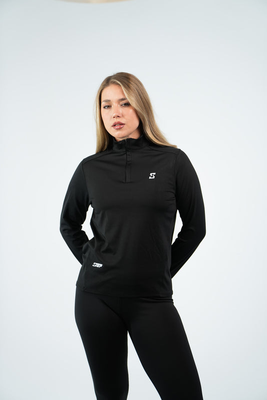 Half zipper long sleeve