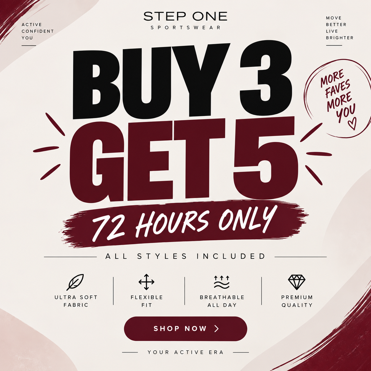 Buy 3 get 5