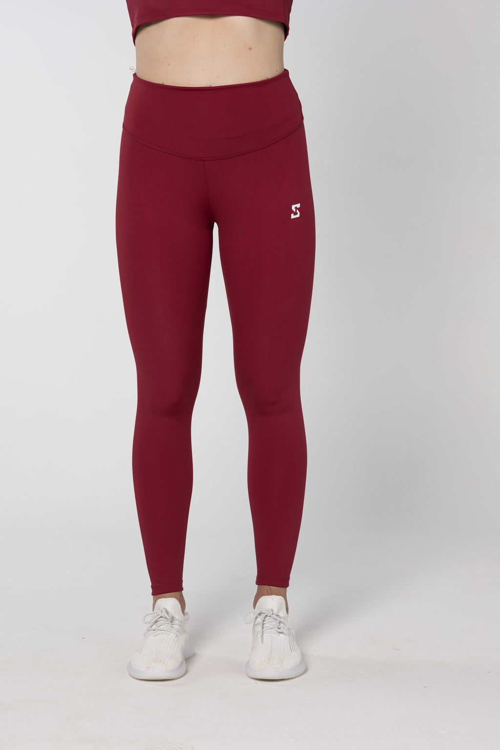 leggings dark red