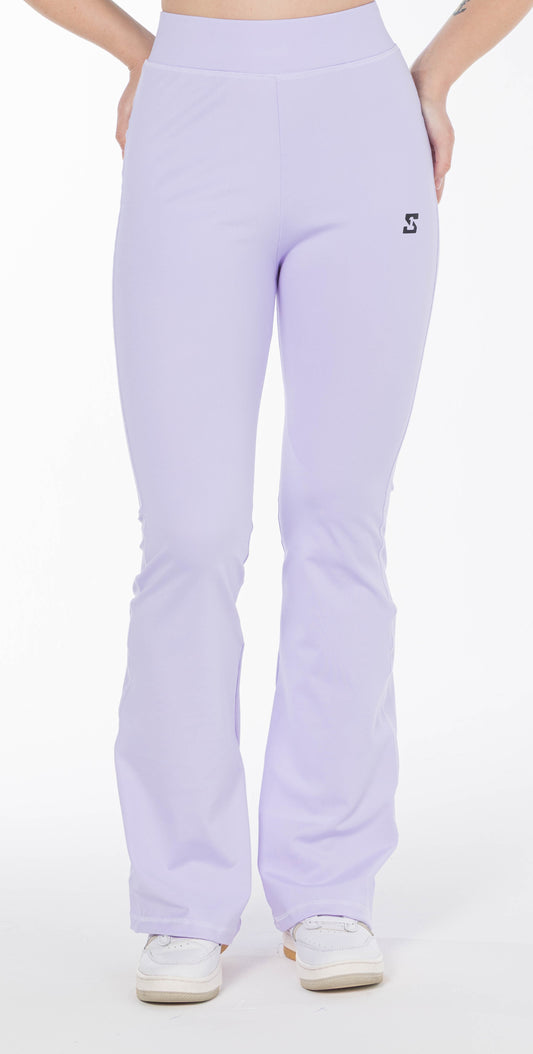 Wide leg pants purple