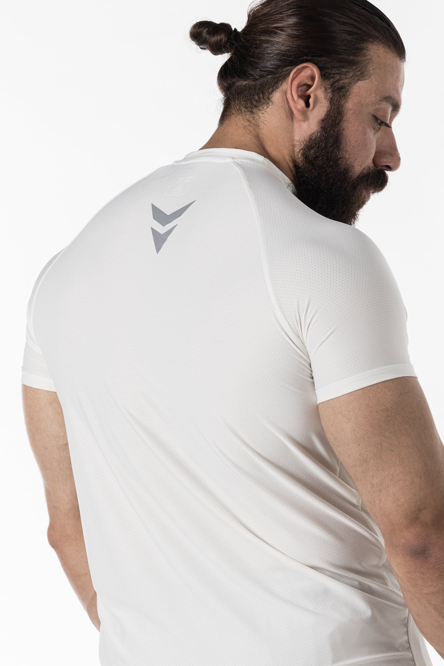white short sleeve men