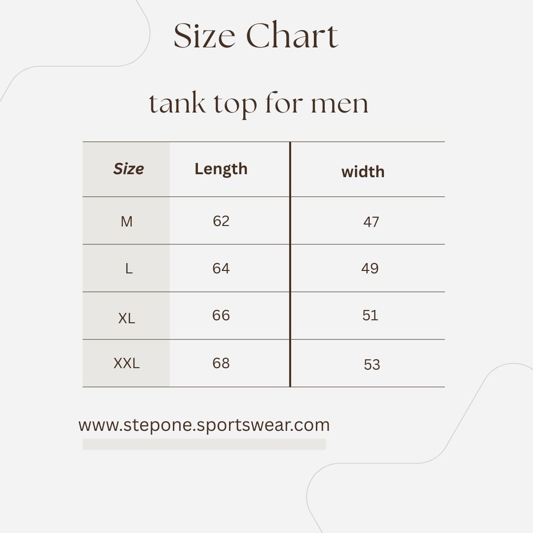 Tank top men two color