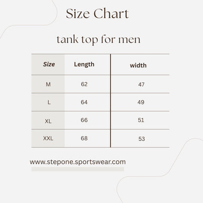 Tank top men two color