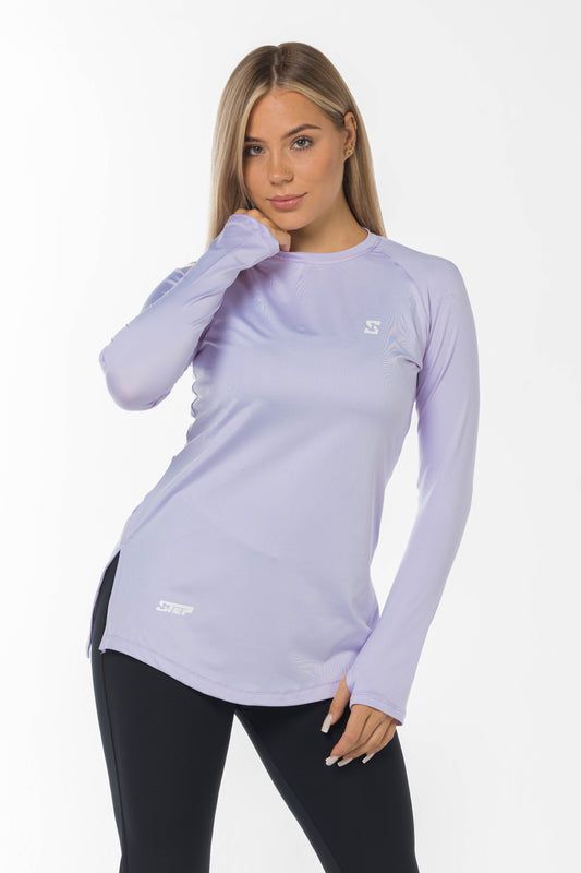 purple long sleeve