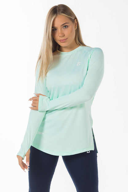 aqua long sleeve