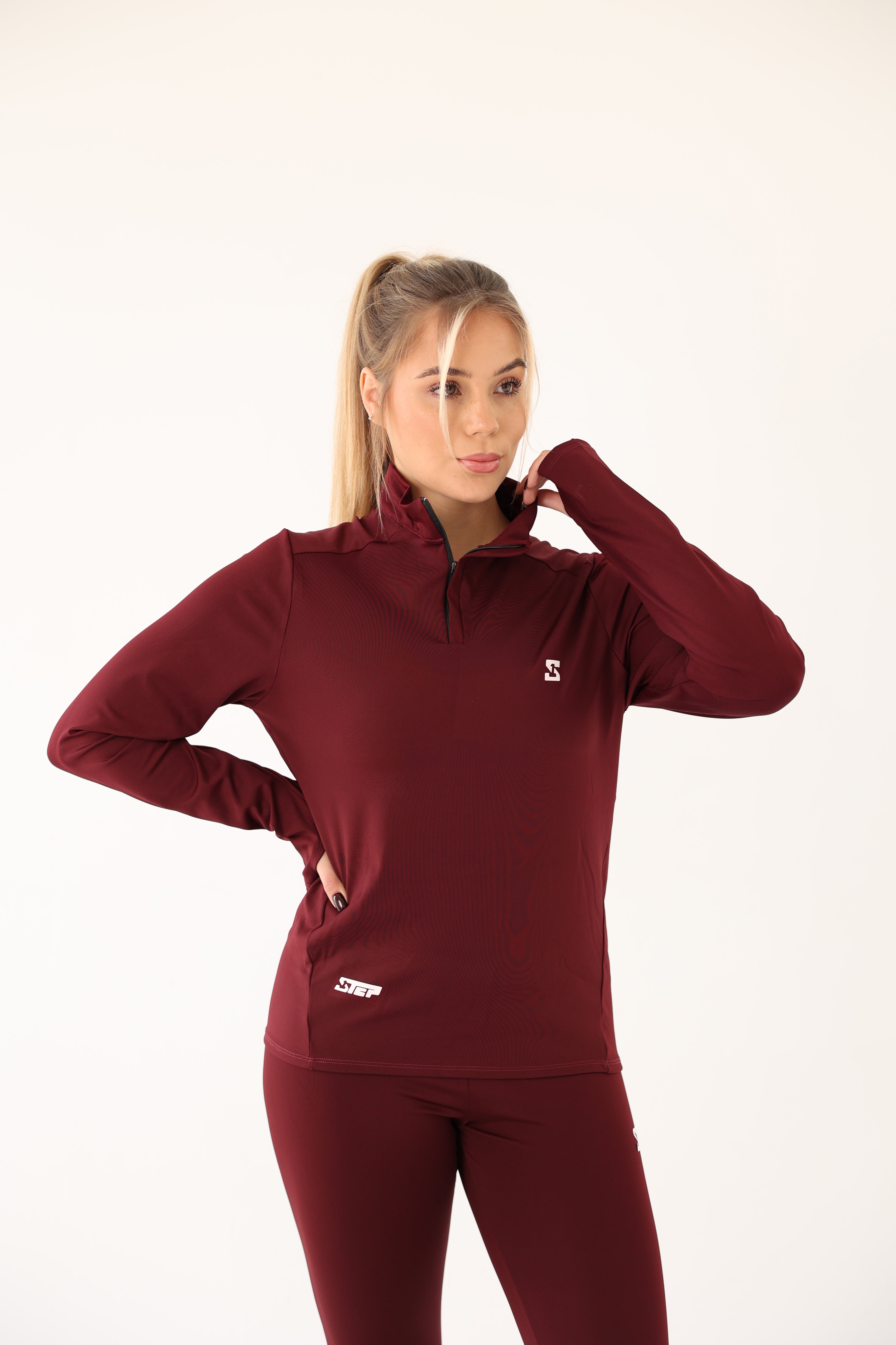 half zipper long sleeve