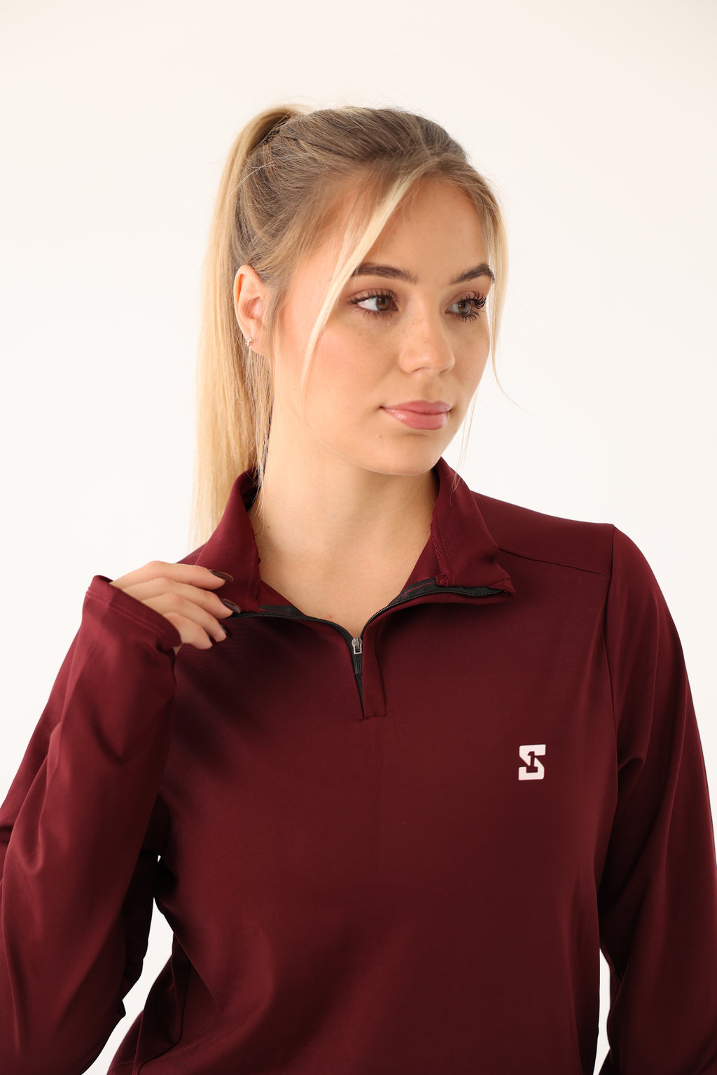 half zipper long sleeve