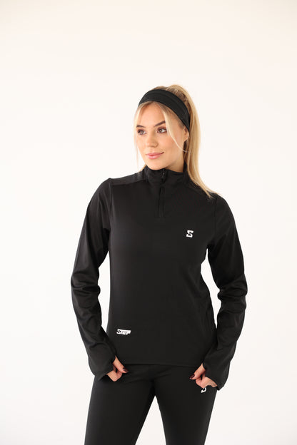 half zipper long sleeve