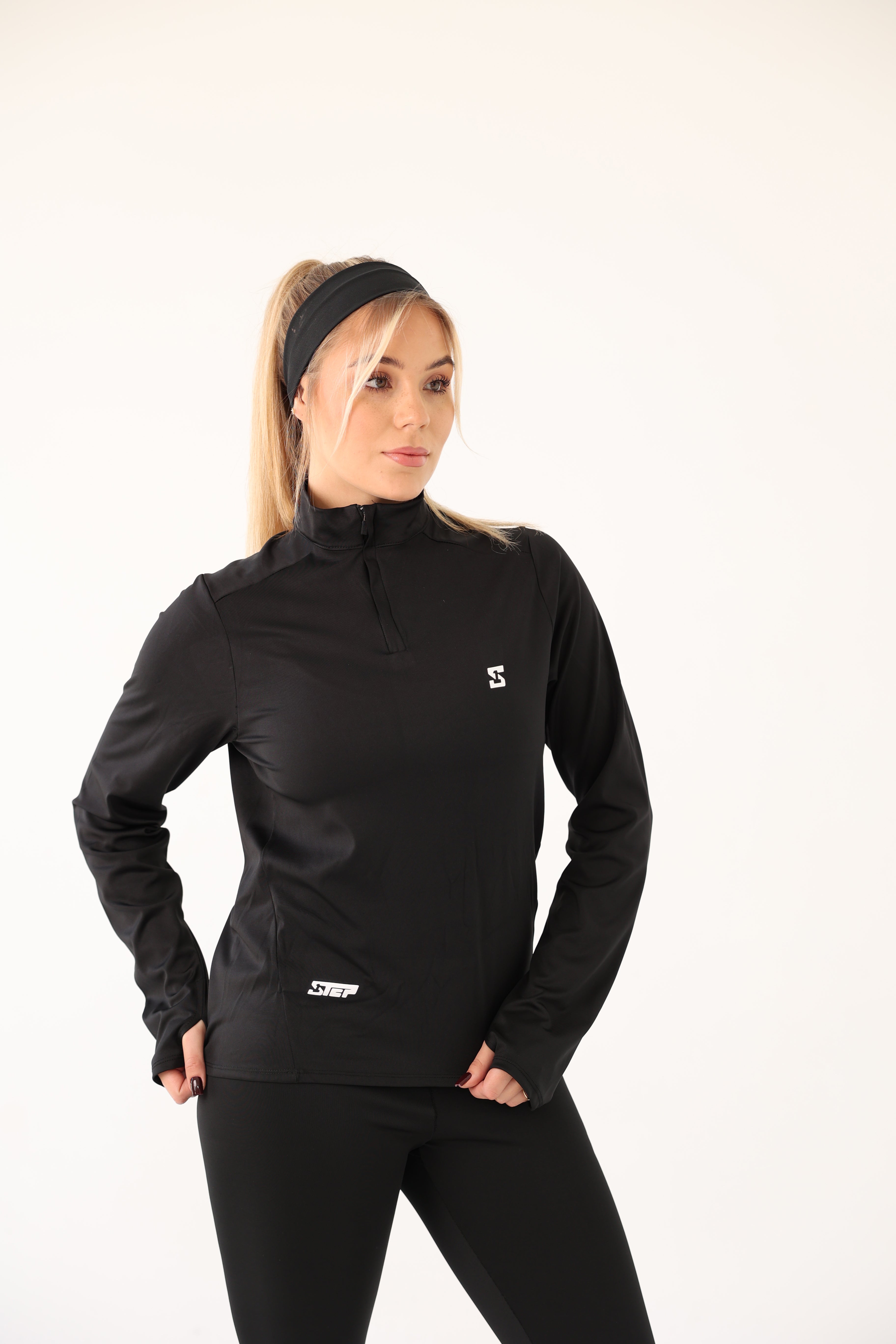 half zipper long sleeve