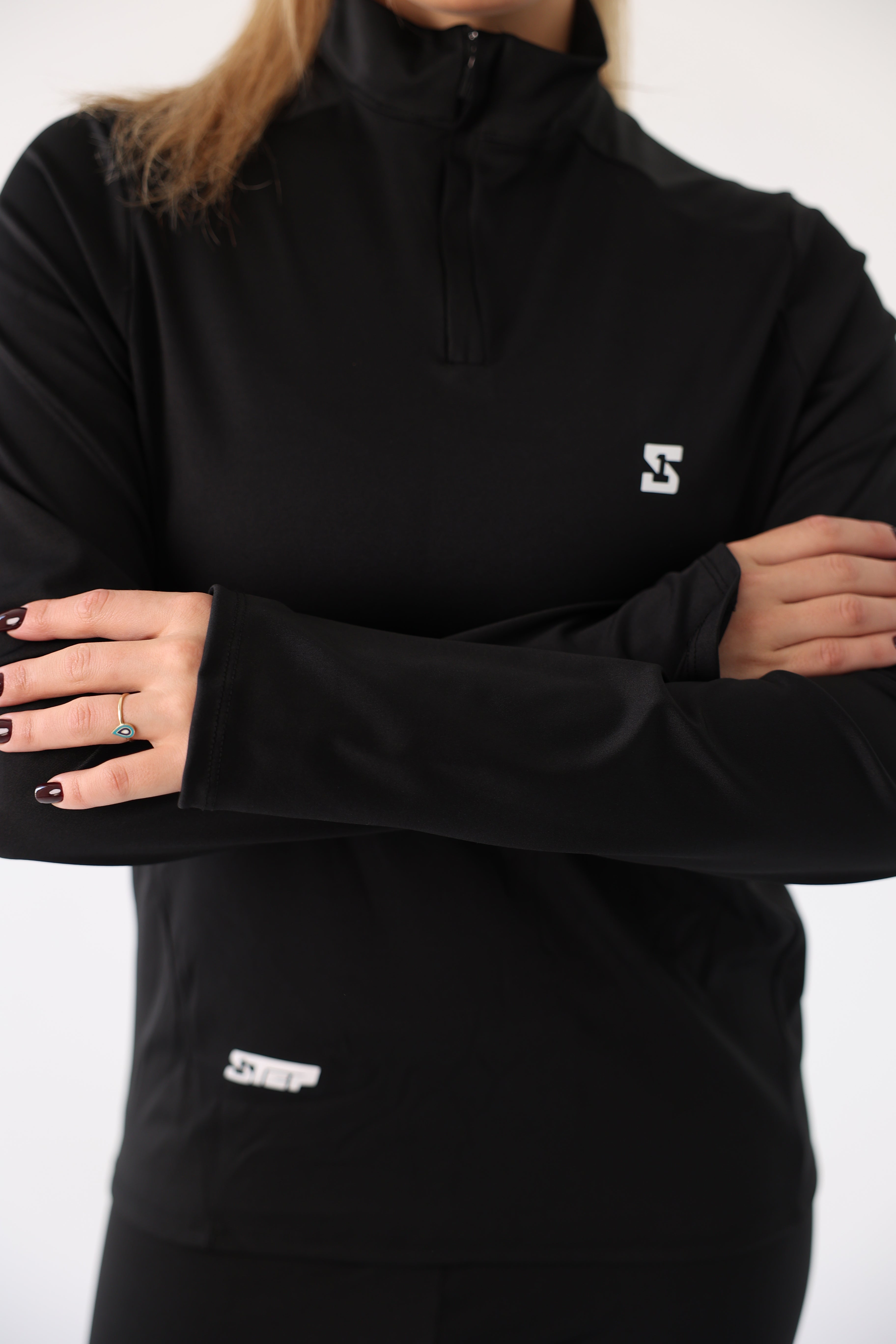 half zipper long sleeve