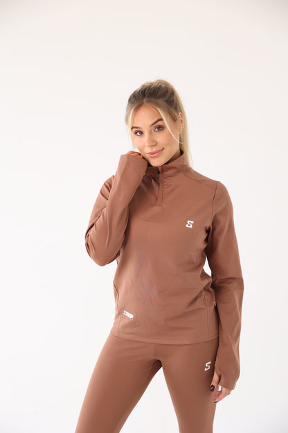 half zipper long sleeve