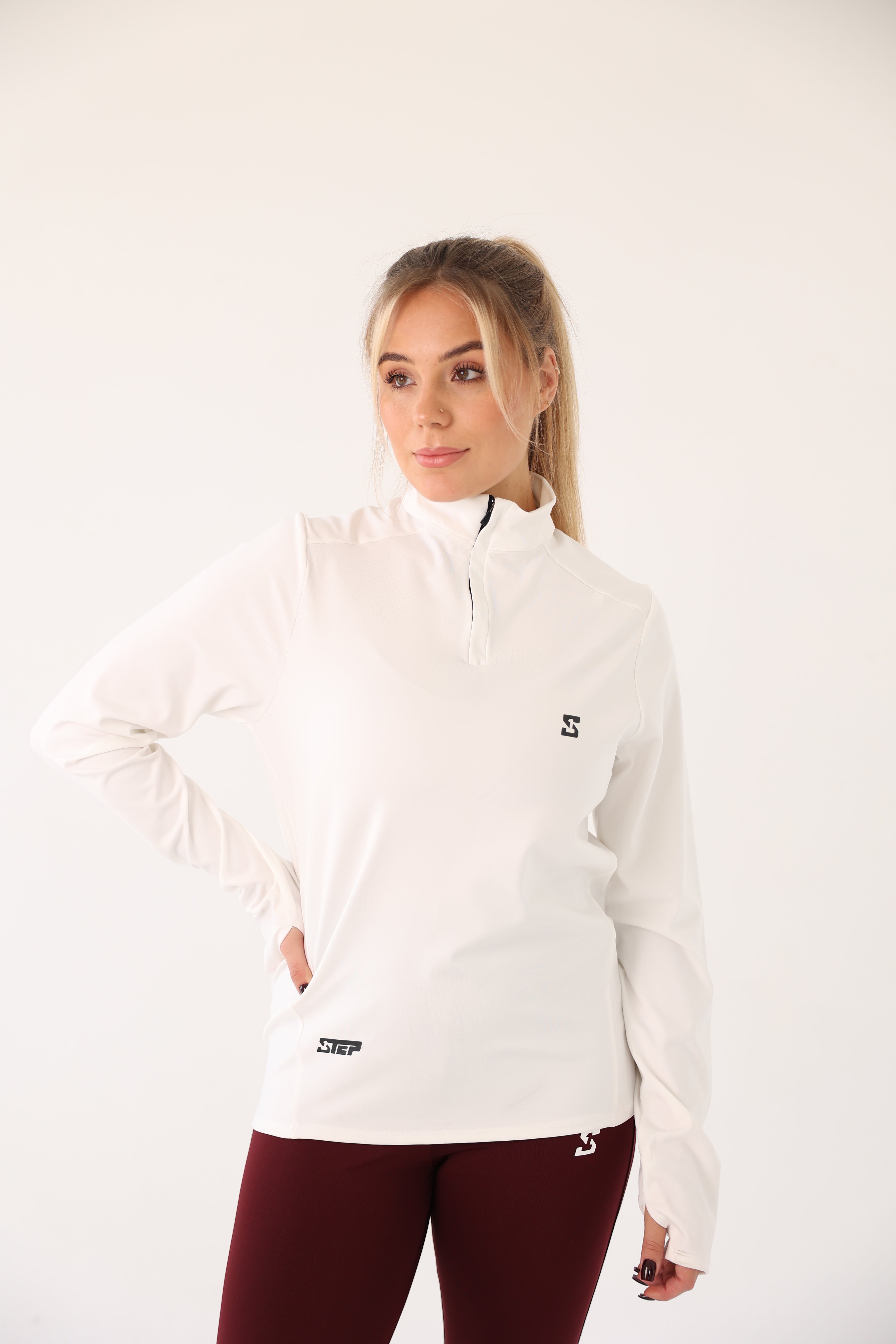 half zipper long sleeve