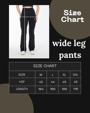 Wide leg pants