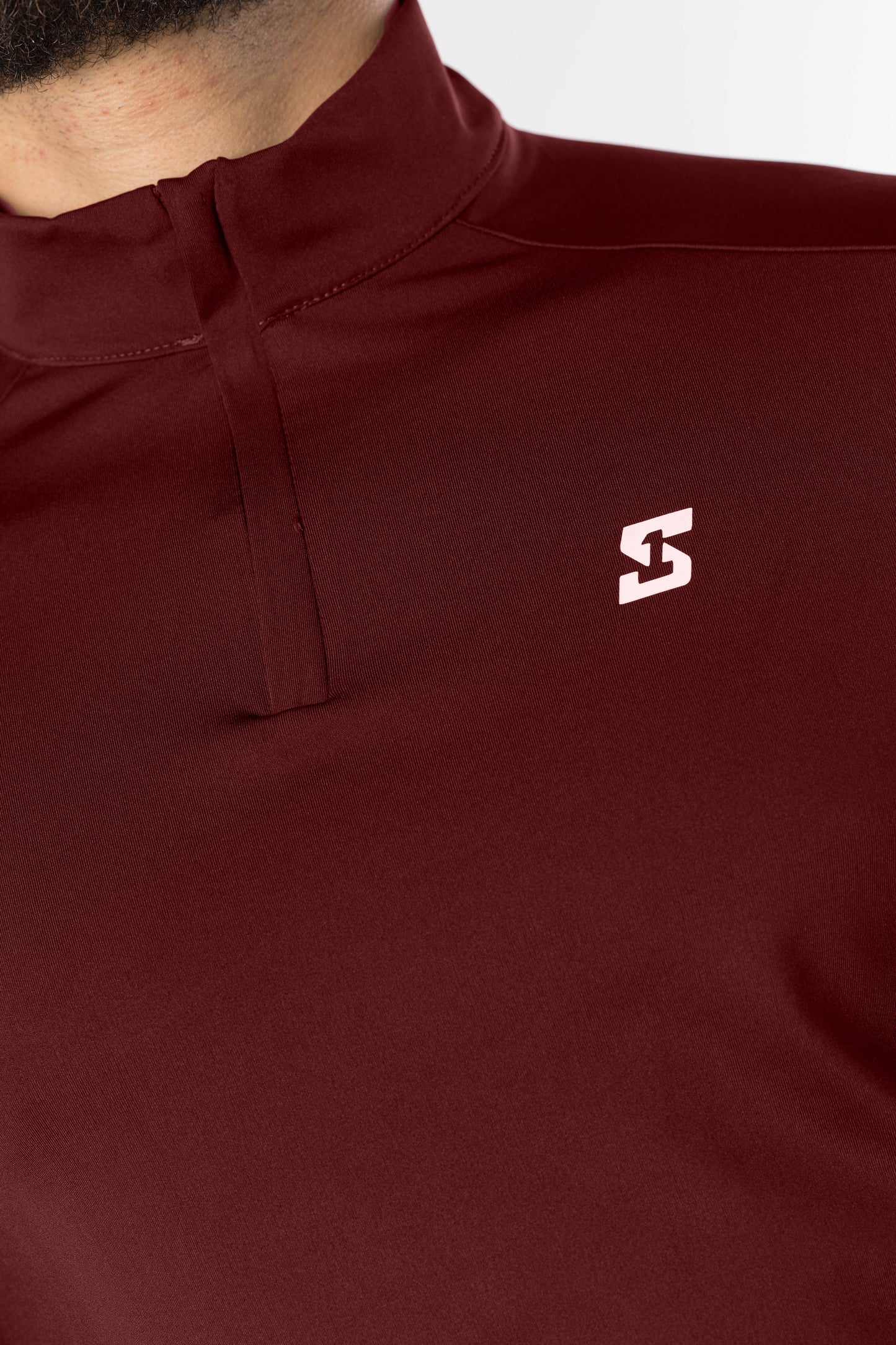 Men half zipper long sleeve