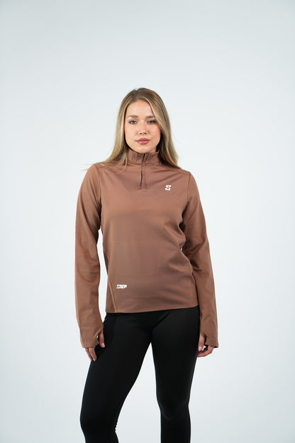 Half zipper long sleeve