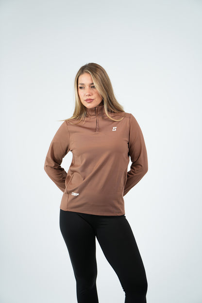 Half zipper long sleeve