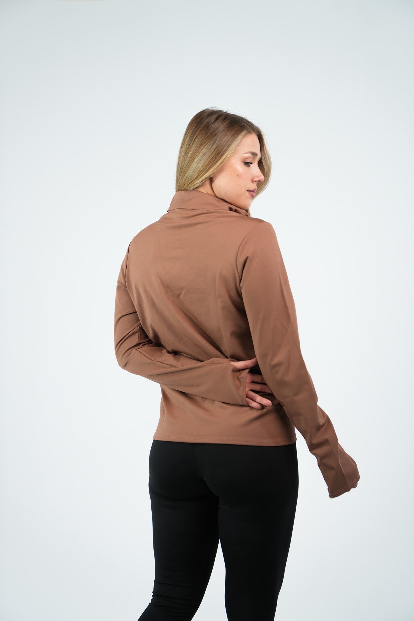 Half zipper long sleeve
