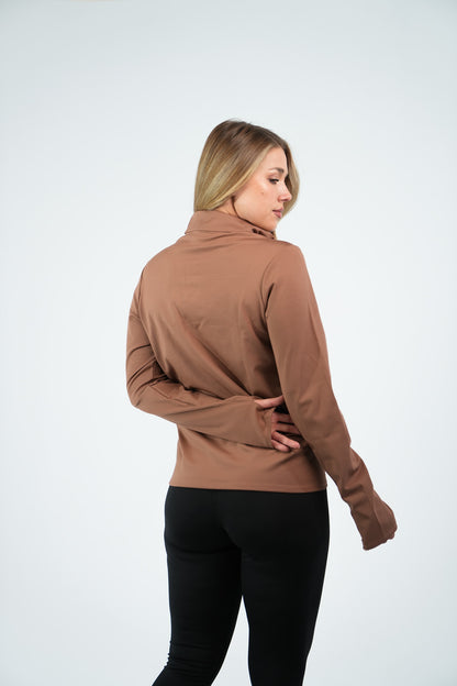 Half zipper long sleeve