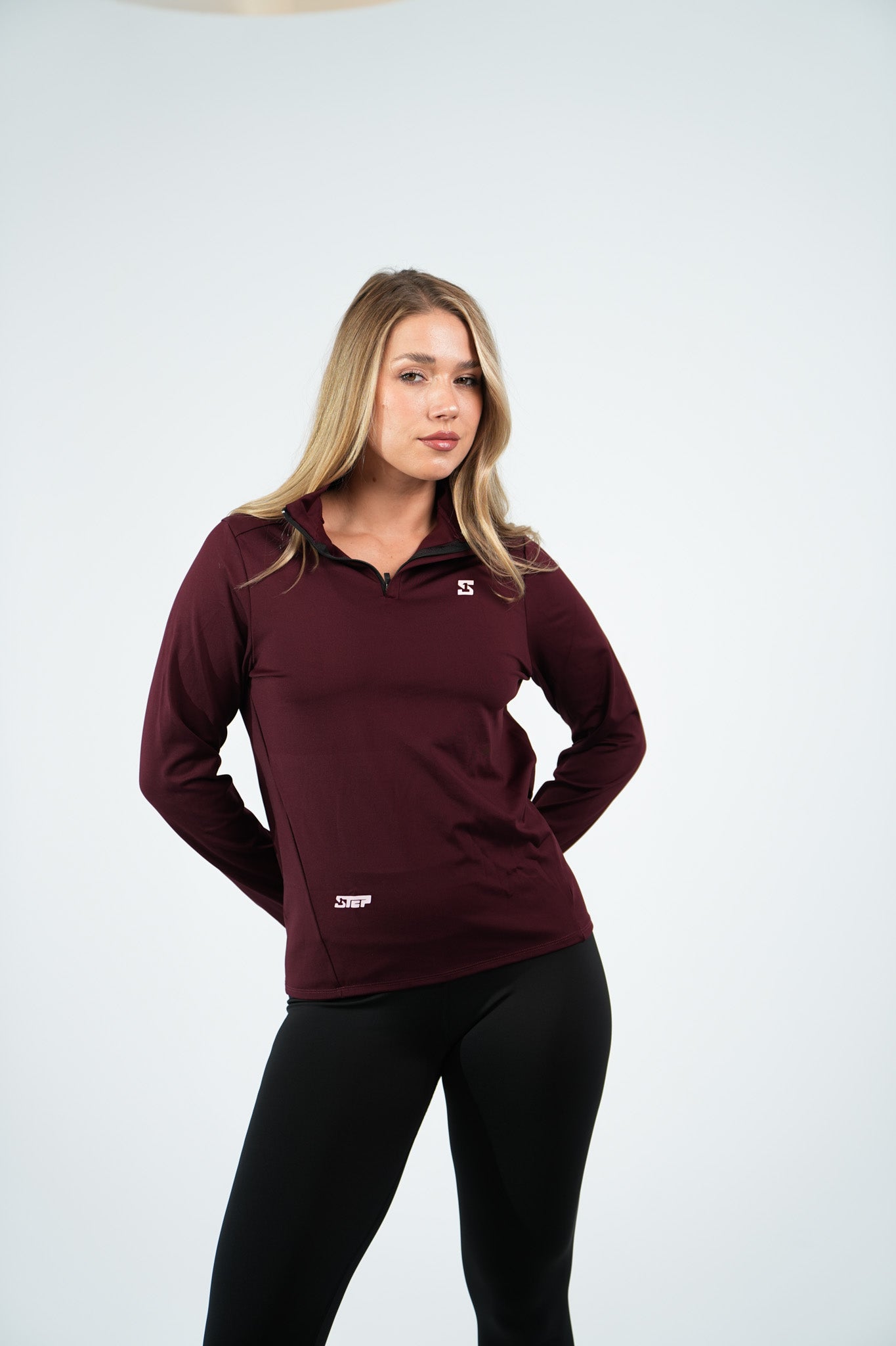 Half zipper long sleeve