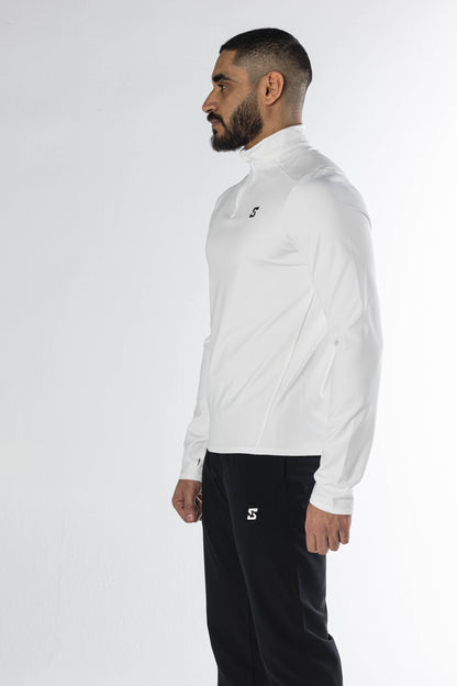 Men half zipper long sleeve