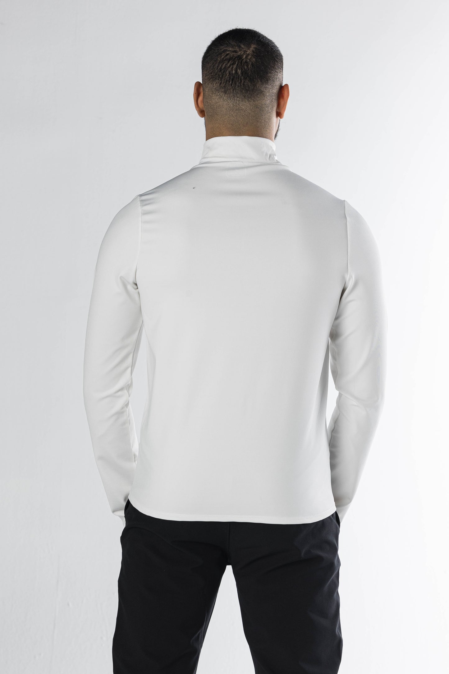 Men half zipper long sleeve