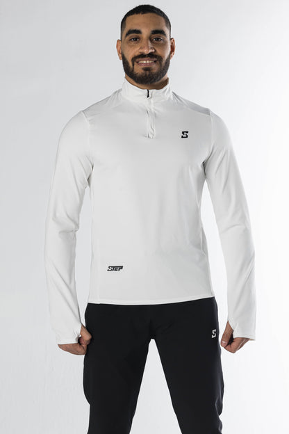 Men half zipper long sleeve