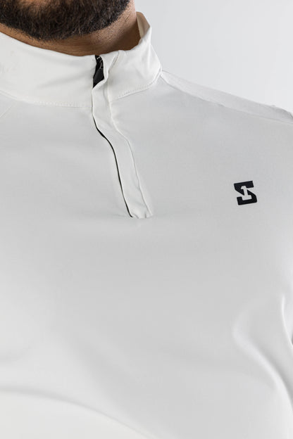 Men half zipper long sleeve